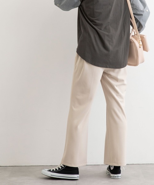 POU DOU DOU（プードゥドゥ）の「ジョーゼットセンタープレスパンツ（その他パンツ・レディース・ライトブルー/ブラック/オレンジ/ライトベージュ・3）」の6枚目の写真