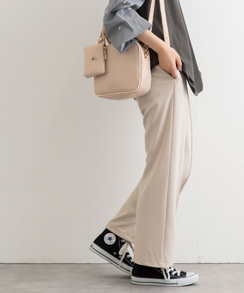 POU DOU DOU（プードゥドゥ）の「ジョーゼットセンタープレスパンツ（その他パンツ・レディース・ライトブルー/ブラック/オレンジ/ライトベージュ・3）」の11枚目の写真