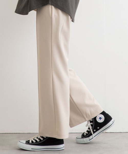 POU DOU DOU（プードゥドゥ）の「ジョーゼットセンタープレスパンツ（その他パンツ・レディース・ライトブルー/ブラック/オレンジ/ライトベージュ・3）」の20枚目の写真