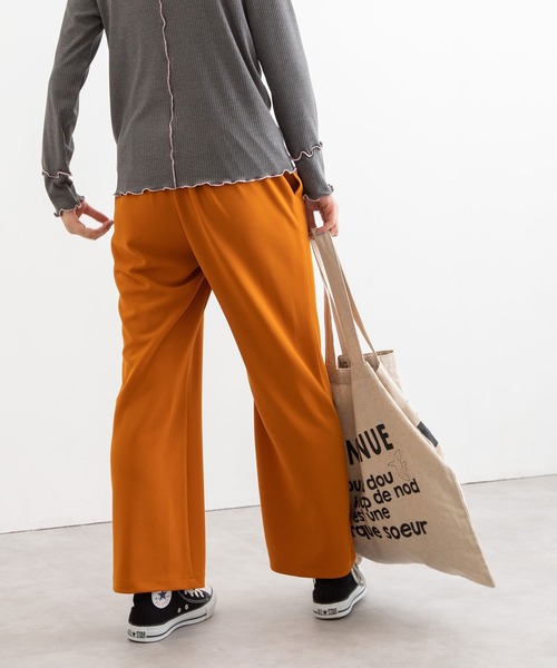 POU DOU DOU（プードゥドゥ）の「ジョーゼットセンタープレスパンツ（その他パンツ・レディース・ライトブルー/ブラック/オレンジ/ライトベージュ・3）」の12枚目の写真
