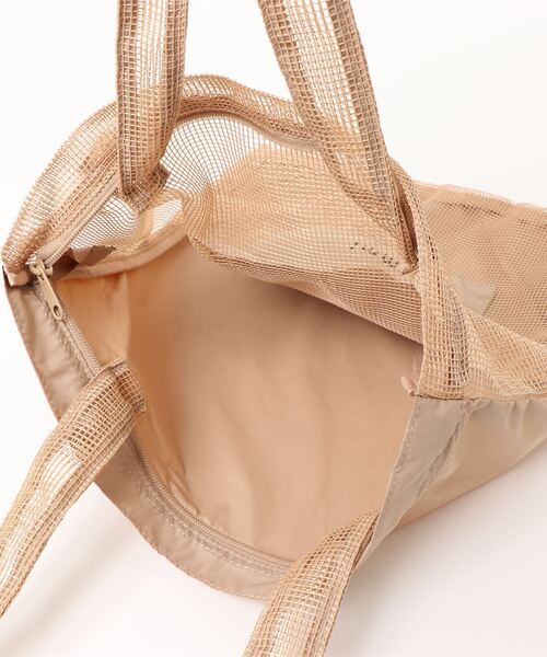 emmi（エミ）の「【emmi yoga】メッシュトート（ショルダーバッグ・レディース・サックスブルー/ホワイト/ベージュ・FREE）」の18枚目の写真