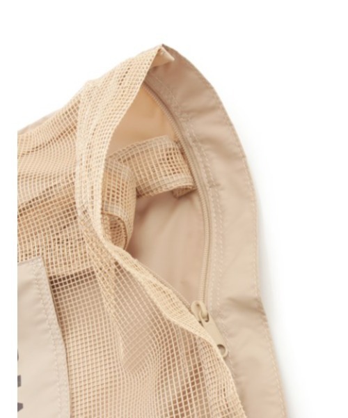 emmi（エミ）の「【emmi yoga】メッシュトート（ショルダーバッグ・レディース・サックスブルー/ホワイト/ベージュ・FREE）」の13枚目の写真