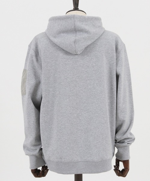 CAMBIO（カンビオ）の「mpa2663-Sleeve Pocket Back Brushed Over size Pull Parka パーカー（パーカー・メンズ・ブラック/グレー/ホワイト・M/L/S）」の14枚目の写真