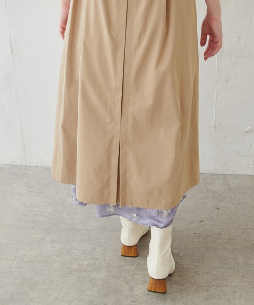 natural couture（ナチュラルクチュール）の「トレンチベスト（トレンチコート・レディース・ブラウン/ベージュ・FREE）」の10枚目の写真