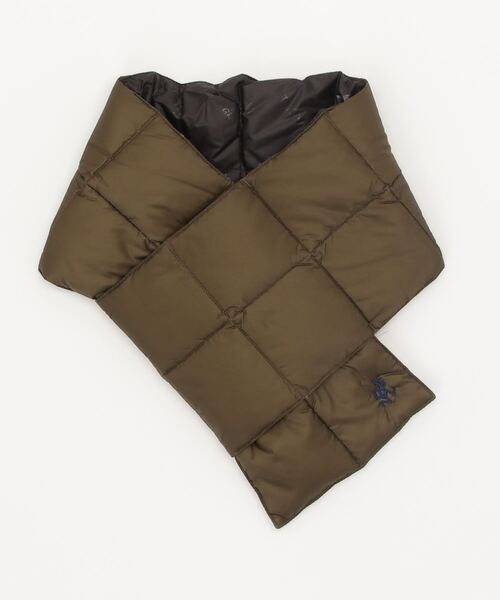 Gramicci（グラミチ）の「【GRAMICCI×TAION / グラミチ】INNER DOWN SCARF | インナーダウンスカーフ（ネックウォーマー/スヌード・メンズ・ブラック/ネイビー/ベージュ/オリーブ/マスタード・FREE）」の3枚目の写真