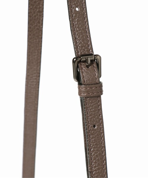 MILOS（ミロス）の「MILOS ホソハンドルショルダーバッグ◆（ショルダーバッグ・レディース・ブラウン/アイボリー/ブルー系その他/ガンメタ・FREE）」の17枚目の写真