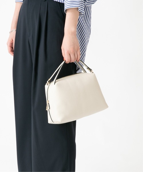 MILOS（ミロス）の「MILOS ホソハンドルショルダーバッグ◆（ショルダーバッグ・レディース・ブラウン/アイボリー/ブルー系その他/ガンメタ・FREE）」の7枚目の写真