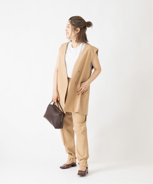 MILOS（ミロス）の「MILOS ホソハンドルショルダーバッグ◆（ショルダーバッグ・レディース・ブラウン/アイボリー/ブルー系その他/ガンメタ・FREE）」の19枚目の写真