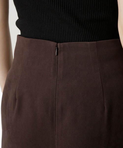 N.(N. Natural Beauty Basic)(エヌエヌナチュラルビューティーベーシック)の「【S Size Line】◆ピーチタイトスカート(スカート・レディース・グレー/ブラウン/パープル・SMALL/MEDIUM)」の17枚目の写真