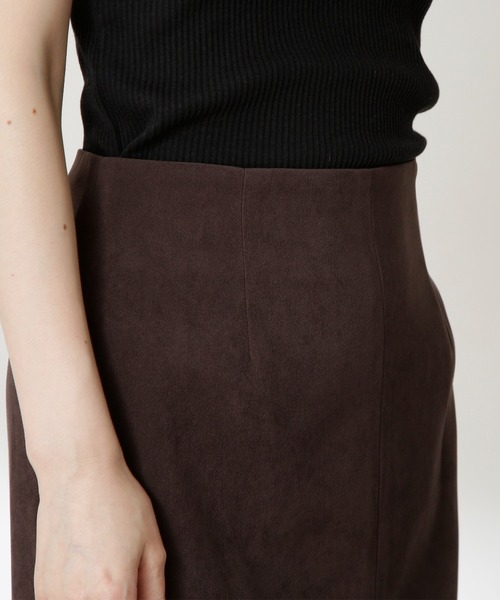 N.(N. Natural Beauty Basic)(エヌエヌナチュラルビューティーベーシック)の「【S Size Line】◆ピーチタイトスカート(スカート・レディース・グレー/ブラウン/パープル・SMALL/MEDIUM)」の13枚目の写真