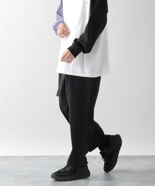 RAGEBLUE（レイジブルー）の「USAコットン/デニムテーパードパンツ/956170（デニムパンツ・メンズ・ネイビー/オフホワイト/グレー系その他/ブルー・LARGE/MEDIUM）」の11枚目の写真