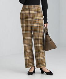 green label relaxing | リオペル カラー チェック ストレート パンツ(その他パンツ)