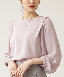 NATURAL BEAUTY BASIC | ジョーゼットスリーブブラウス/0171210904(シャツ/ブラウス)