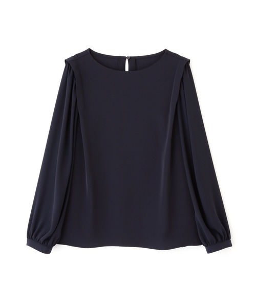 NATURAL BEAUTY BASIC（ナチュラルビューティーベーシック）の「ジョーゼットスリーブブラウス/0171210904（シャツ/ブラウス・レディース・ネイビー/ピンク/オフホワイト・MEDIUM/SMALL/LARGE）」の11枚目の写真