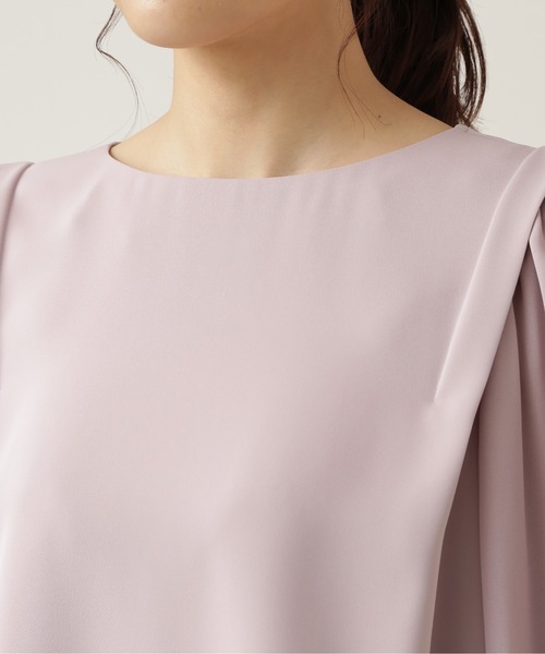 NATURAL BEAUTY BASIC（ナチュラルビューティーベーシック）の「ジョーゼットスリーブブラウス/0171210904（シャツ/ブラウス・レディース・ネイビー/ピンク/オフホワイト・MEDIUM/SMALL/LARGE）」の20枚目の写真