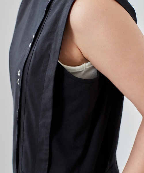 cepo（セポ）の「ノースリタックオールインワン（つなぎ/オールインワン・レディース・ブラック/オリーブ・M）」の13枚目の写真