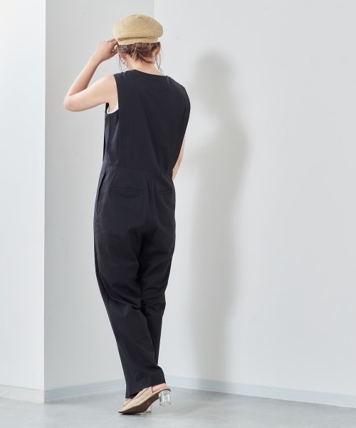 cepo（セポ）の「ノースリタックオールインワン（つなぎ/オールインワン・レディース・ブラック/オリーブ・M）」の5枚目の写真