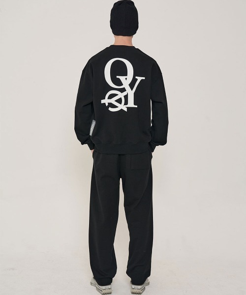 OY（オーワイ）の「『OY/オーワイ』OVERLAP LOGO MTM/オーバーラップ ロゴ スウェットシャツ プルーオーバー（スウェット・メンズ・ライトグレー/グリーン/ホワイト/ブラック・FREE）」の11枚目の写真