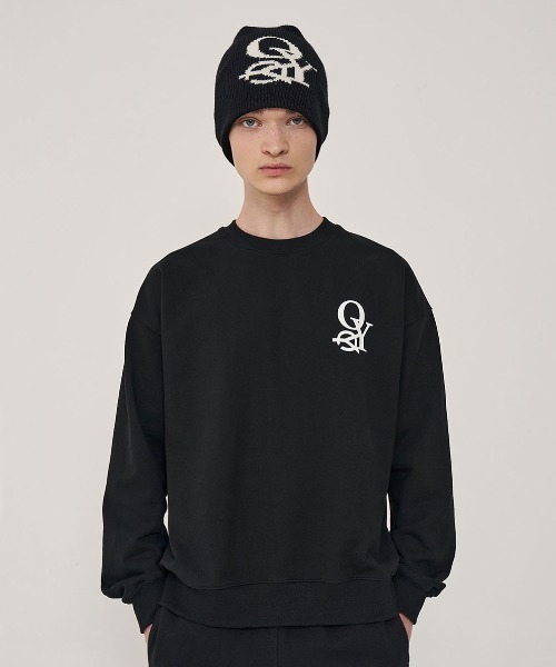 OY（オーワイ）の「『OY/オーワイ』OVERLAP LOGO MTM/オーバーラップ ロゴ スウェットシャツ プルーオーバー（スウェット・メンズ・ライトグレー/グリーン/ホワイト/ブラック・FREE）」の12枚目の写真