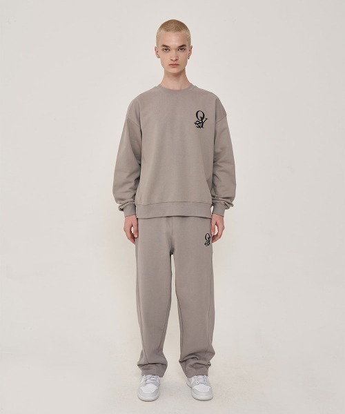 OY（オーワイ）の「『OY/オーワイ』OVERLAP LOGO MTM/オーバーラップ ロゴ スウェットシャツ プルーオーバー（スウェット・メンズ・ライトグレー/グリーン/ホワイト/ブラック・FREE）」の13枚目の写真