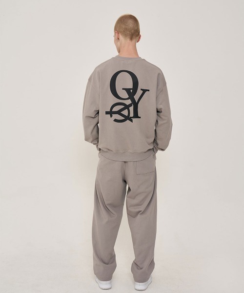 OY（オーワイ）の「『OY/オーワイ』OVERLAP LOGO MTM/オーバーラップ ロゴ スウェットシャツ プルーオーバー（スウェット・メンズ・ライトグレー/グリーン/ホワイト/ブラック・FREE）」の15枚目の写真