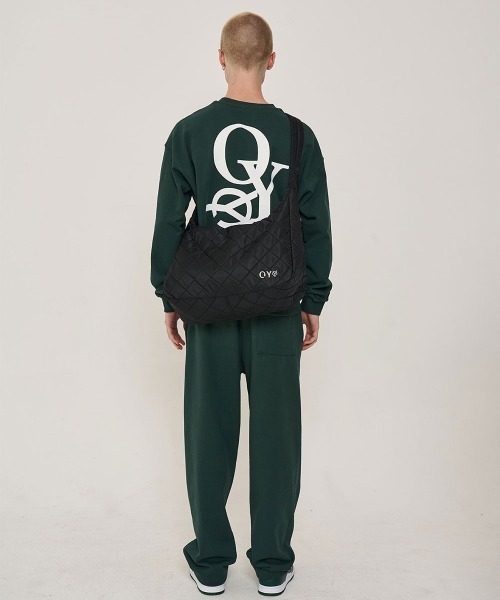 OY（オーワイ）の「『OY/オーワイ』OVERLAP LOGO MTM/オーバーラップ ロゴ スウェットシャツ プルーオーバー（スウェット・メンズ・ライトグレー/グリーン/ホワイト/ブラック・FREE）」の19枚目の写真