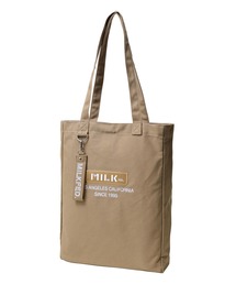 MILKFED. | BAR AND UNDERLOGO SQUARE TOTE BAG(トートバッグ)