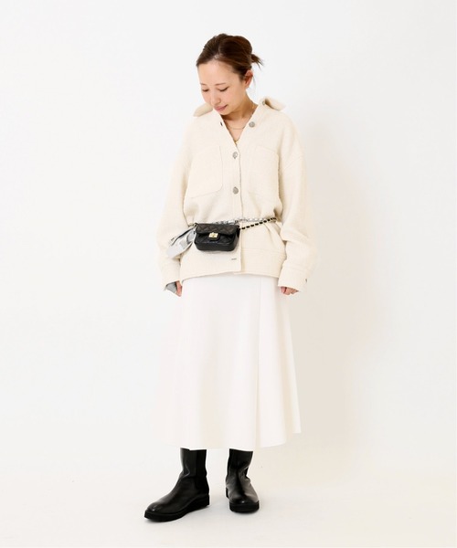 AULENTTI（オウレンティ）の「【AULENTTI/オウレンティ】 チェーンミニバッグ（ショルダーバッグ・レディース・ブラック・FREE）」の6枚目の写真