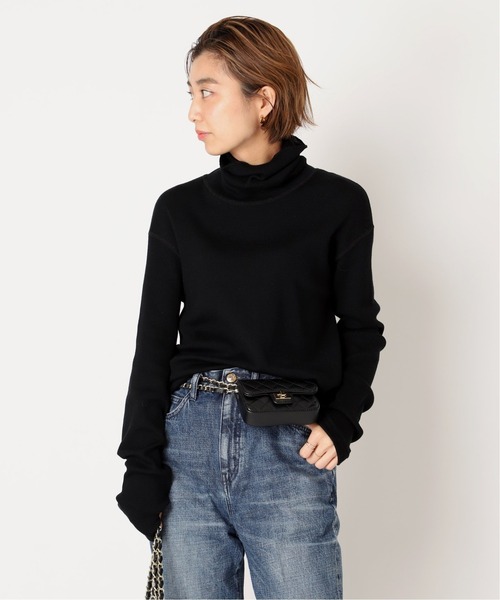 AULENTTI（オウレンティ）の「【AULENTTI/オウレンティ】 チェーンミニバッグ（ショルダーバッグ・レディース・ブラック・FREE）」の4枚目の写真