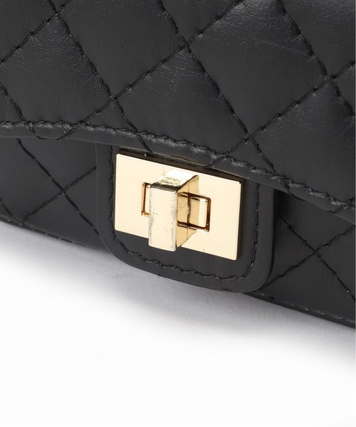 AULENTTI（オウレンティ）の「【AULENTTI/オウレンティ】 チェーンミニバッグ（ショルダーバッグ・レディース・ブラック・FREE）」の14枚目の写真