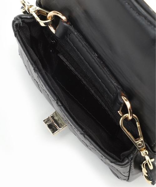 AULENTTI（オウレンティ）の「【AULENTTI/オウレンティ】 チェーンミニバッグ（ショルダーバッグ・レディース・ブラック・FREE）」の15枚目の写真