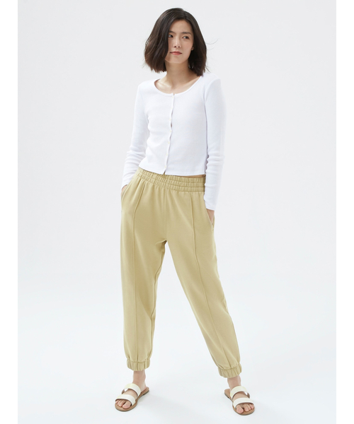 GAP（ギャップ）の「ハイライズ ジョガーパンツ（スウェットパンツ・レディース・ネイビー/グレー系その他/その他/ブラック/グリーン/ブルー/その他1・S/L/M/XS/XXS）」の11枚目の写真