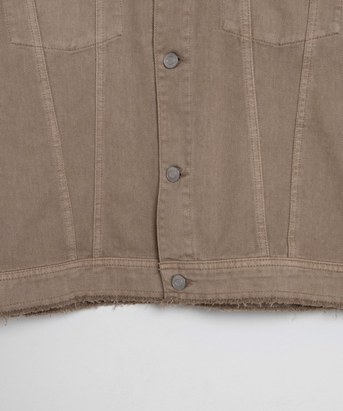 WEGO（ウィゴー）の「WEGO/フリンジデニムジャケット（デニムジャケット・レディース・ベージュ/インディゴブルー/ブラック系その他・FREE）」の18枚目の写真