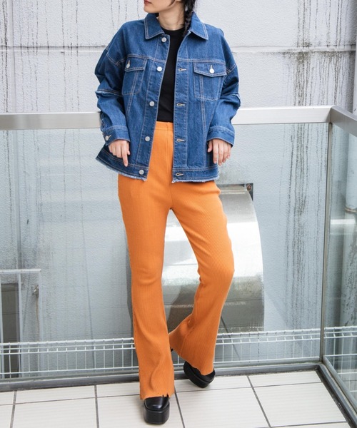 WEGO（ウィゴー）の「WEGO/フリンジデニムジャケット（デニムジャケット・レディース・ベージュ/インディゴブルー/ブラック系その他・FREE）」の10枚目の写真