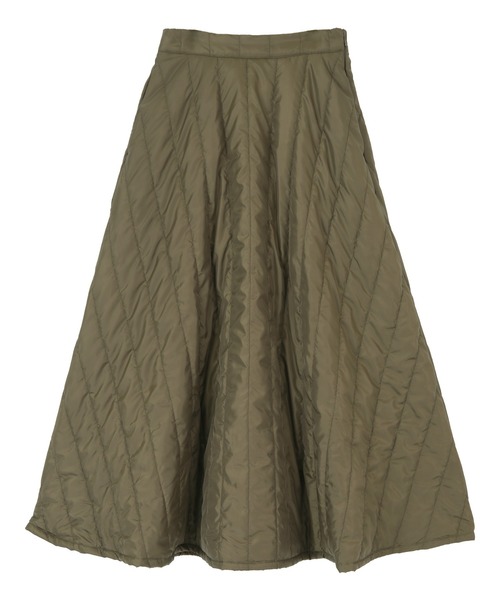 titivate（ティティベイト）の「ｷﾙﾃｨﾝｸﾞﾌﾚｱﾛﾝｸﾞｽｶｰﾄ（スカート・レディース・カーキ/ホワイト系その他/キャメル・L/M/S）」の13枚目の写真