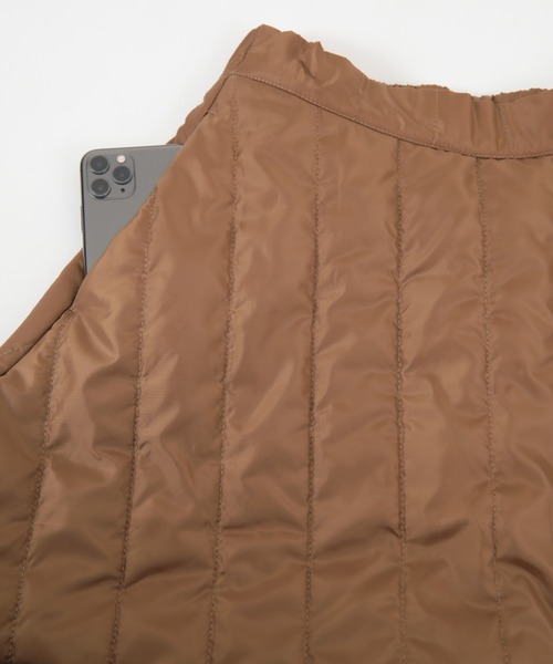 titivate（ティティベイト）の「ｷﾙﾃｨﾝｸﾞﾌﾚｱﾛﾝｸﾞｽｶｰﾄ（スカート・レディース・カーキ/ホワイト系その他/キャメル・L/M/S）」の21枚目の写真