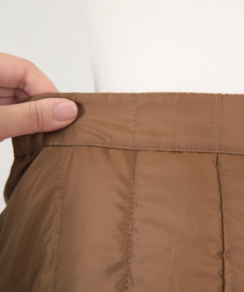 titivate（ティティベイト）の「ｷﾙﾃｨﾝｸﾞﾌﾚｱﾛﾝｸﾞｽｶｰﾄ（スカート・レディース・カーキ/ホワイト系その他/キャメル・L/M/S）」の19枚目の写真