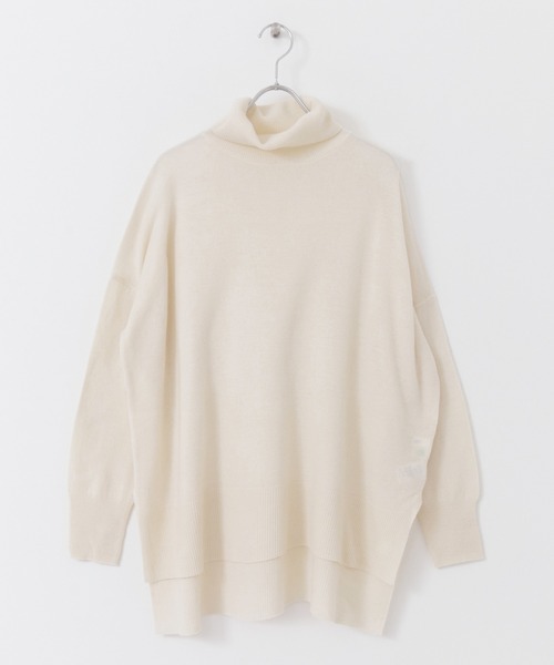 URBAN RESEARCH Sonny Label(アーバンリサーチサニーレーベル)の「ウールカシミヤタートルネックプルオーバー(ニット/セーター・レディース・グレー/オフホワイト/ブルー・FREE)」の15枚目の写真