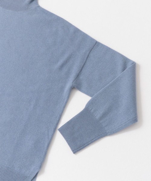 URBAN RESEARCH Sonny Label(アーバンリサーチサニーレーベル)の「ウールカシミヤタートルネックプルオーバー(ニット/セーター・レディース・グレー/オフホワイト/ブルー・FREE)」の22枚目の写真