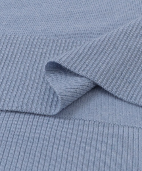 URBAN RESEARCH Sonny Label(アーバンリサーチサニーレーベル)の「ウールカシミヤタートルネックプルオーバー(ニット/セーター・レディース・グレー/オフホワイト/ブルー・FREE)」の13枚目の写真