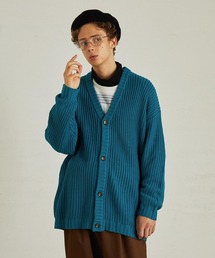 5G畦編みボリュームニット ルーズカーディガン EMMA CLOTHES