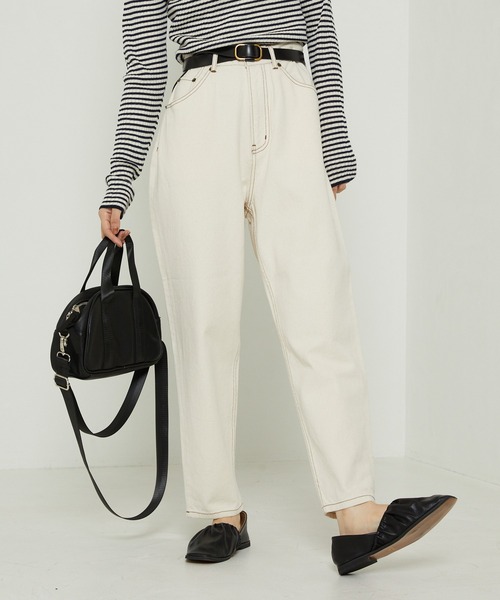 FREAK'S STORE（フリークスストア）の「バルーンデニムパンツ（デニムパンツ・レディース・ナチュラル/ブラック/インディゴブルー・マルチサイズ）」の8枚目の写真