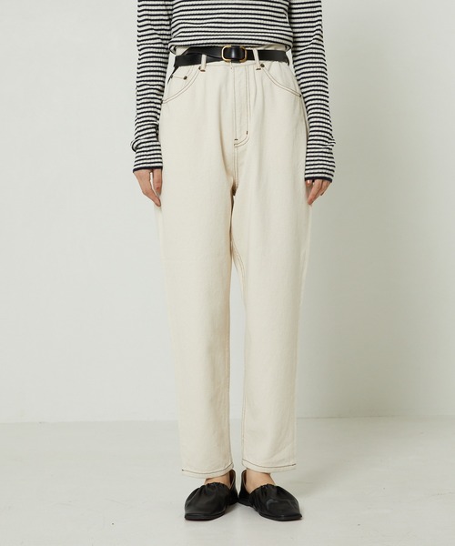 FREAK'S STORE（フリークスストア）の「バルーンデニムパンツ（デニムパンツ・レディース・ナチュラル/ブラック/インディゴブルー・マルチサイズ）」の14枚目の写真