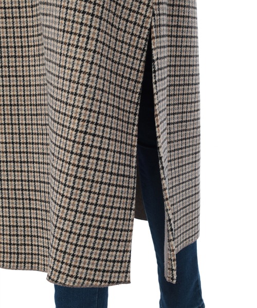 fifth（フィフス）の「チェックオーバーチェスターコート（チェスターコート・レディース・ベージュ/ブラウン・MEDIUM）」の10枚目の写真