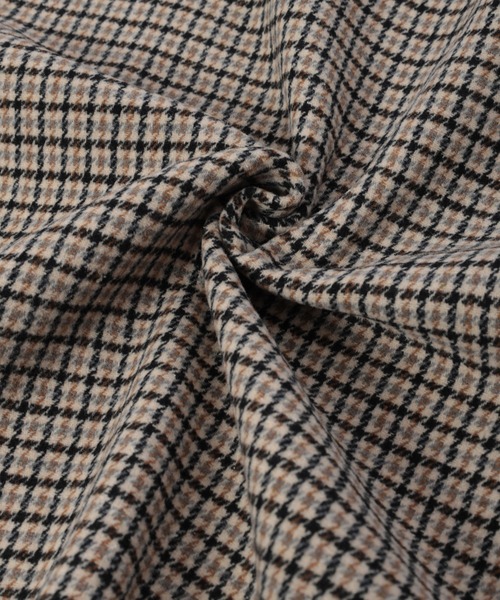 fifth（フィフス）の「チェックオーバーチェスターコート（チェスターコート・レディース・ベージュ/ブラウン・MEDIUM）」の7枚目の写真