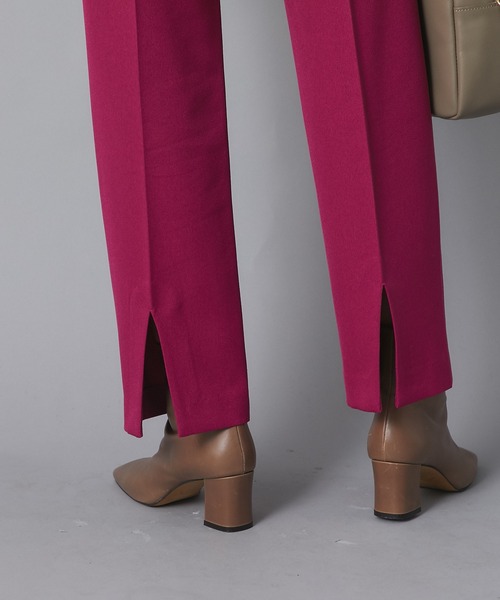RIVE DROITE（リヴドロワ）の「《2サイズ展開》冬のスタイリングに華やかさをプラス　ウールライクバックスリットパンツ（その他パンツ・レディース・ライトグレー/ピンク・36/38）」の7枚目の写真