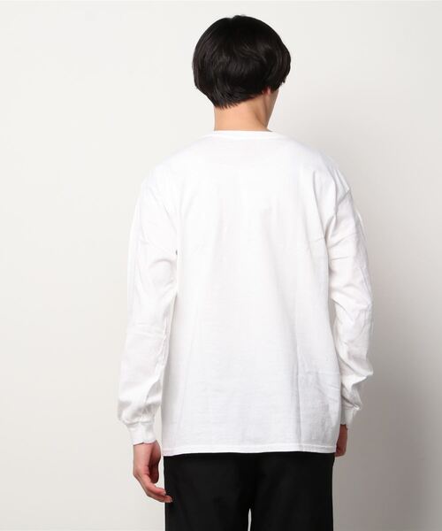 NINE RULAZ LINE（ナインルーラズライン）の「ナインルーラーズ [Nine Rulaz] - タビー グラフィック 長袖 Tシャツ [Tubby L/S Tee]（Tシャツ/カットソー・メンズ・ブラック/ホワイト・X-LARGE/XX-LARGE/MEDIUM/LARGE）」の5枚目の写真