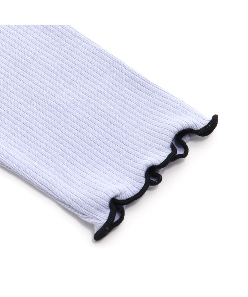 JENNI love（ジェニィラブ）の「リボン付きメローテレコトップス（Tシャツ/カットソー・キッズ・ブラック/グレー/サックスブルー・130cm/140cm/150cm/160cm）」の12枚目の写真