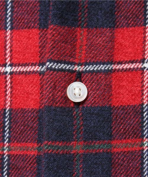 EDIFICE（エディフィス）の「◇メランジプレイド スポーツシャツ（シャツ/ブラウス・メンズ・グリーン/ブルー系その他/グレー/レッド・48/44/46）」の11枚目の写真