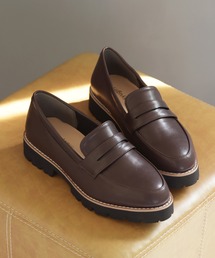 masyugirl（マシュガール）の「【4E幅広・大きいサイズ】厚底ローファー（ローファー）」